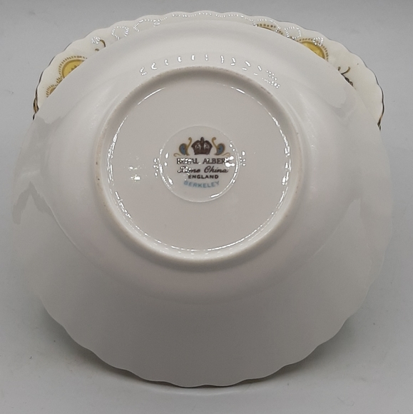 Vintage Royal Albert Berkeley Bone China 6 Dessert Fruit Dipping Bowls England - Picture 6 of 7